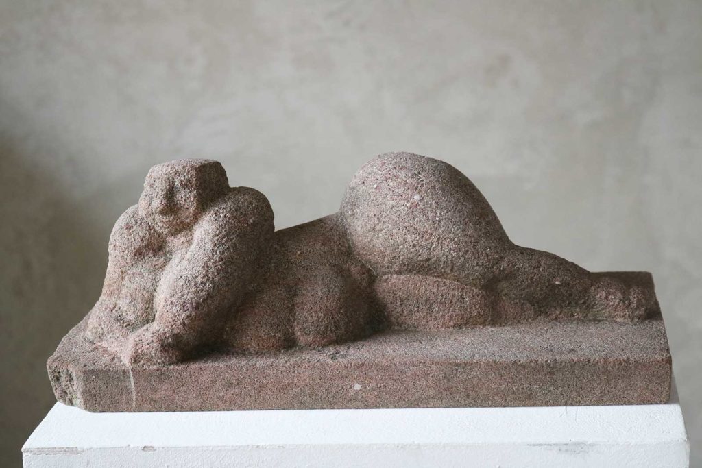 Rosa Gebirge, Sandstein, 13 x 37 x 16 cm